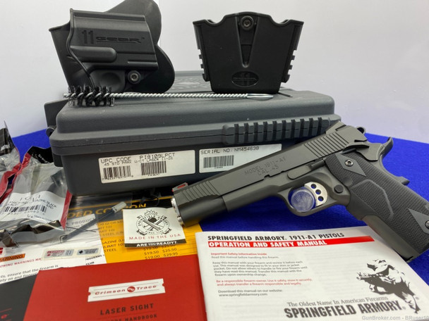 Springfield Armory 1911-A1 .45 Park 5" *LOADED W/CRIMSON TRACE LASER GRIPS* Springfield Armory 1911-A1 .45 Park 5" *LOADED W/CRIMSON TRACE LASER GRIPS*