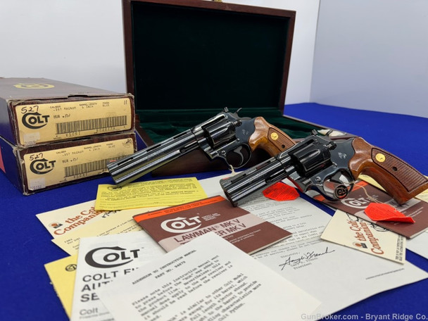 1985 Colt BOA Set *HOLY GRAIL COLT* Consecutive Serials #173 & #174 - RARE