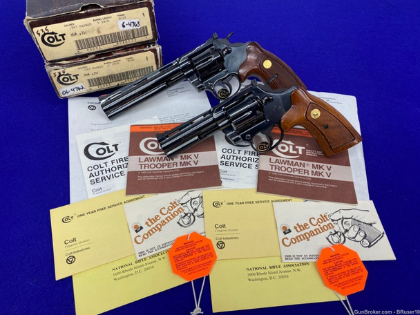 1985 Colt BOA Set *HOLY GRAIL COLT* Consecutive Serials #573 & #574 - RARE