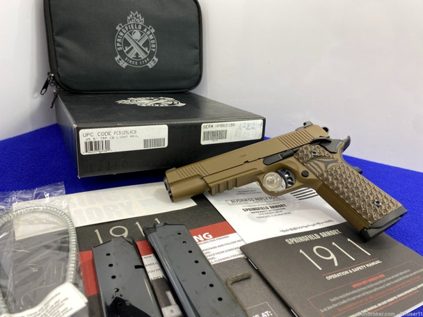 Springfield Armory 1911 TRP .45 ACP 5" *COYOTE BROWN FINISH* Springfield Armory 1911 TRP .45 ACP 5" *COYOTE BROWN FINISH*