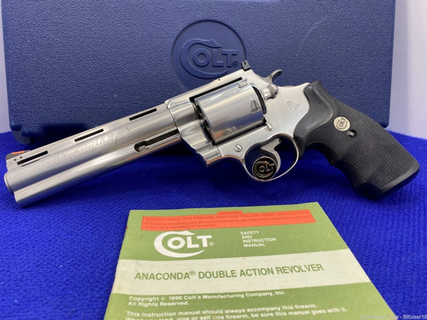 1993 Colt Kodiak .44 Mag Stainless 6" *RARE & LIMITED PRODUCTION REVOLVER*