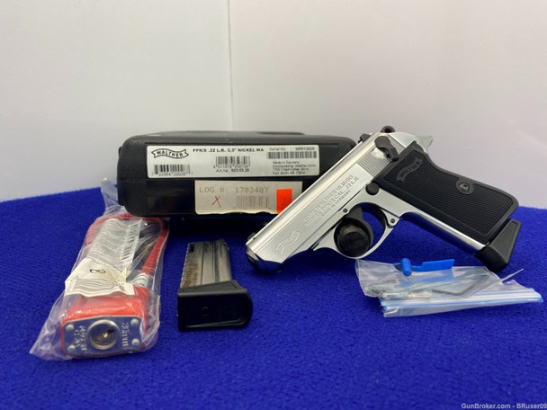 2013 Walther PPK/S .22 LR Nickel 3.3" *AWESOME GERMAN PRODUCED HANDGUN* 2013 Walther PPK/S .22 LR Nickel 3.3" *AWESOME GERMAN PRODUCED HANDGUN*