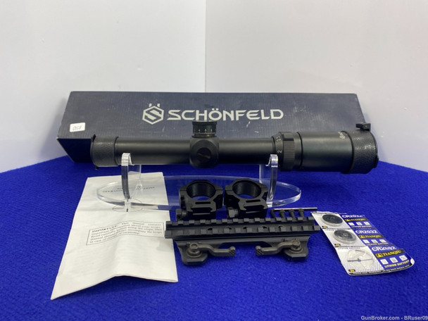 Schönfeld 1.5-6x26GDT Optic Multi-Color Reticle *EYE-CATCHING RIFLE SCOPE*