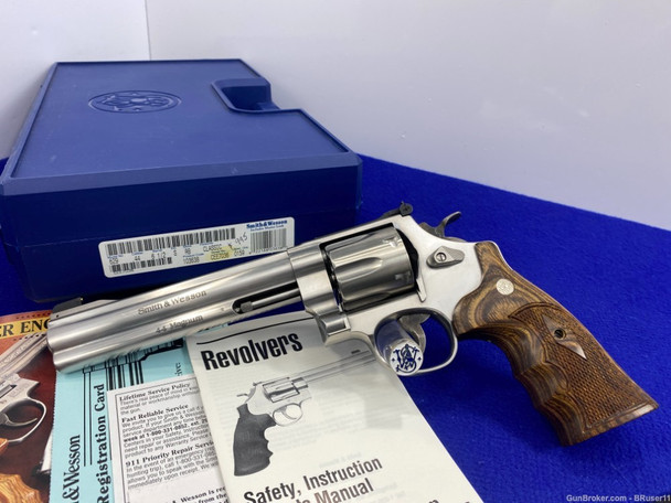 1997 Smith Wesson 629-5 .44 Mag 6.5" *BEAUTIFUL DOUBLE DIAMOND GRIPS*