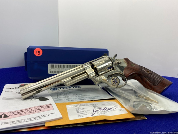 2006 Smith Wesson 29-10 .44 Mag Nickel 6.5" *EYE-CATCHING CLASSIC SERIES*