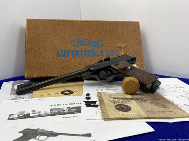 Walther LP53 .177 Cal Blue 9.45" *OUTSTANDING GERMAN PRODUCED AIRGUN*