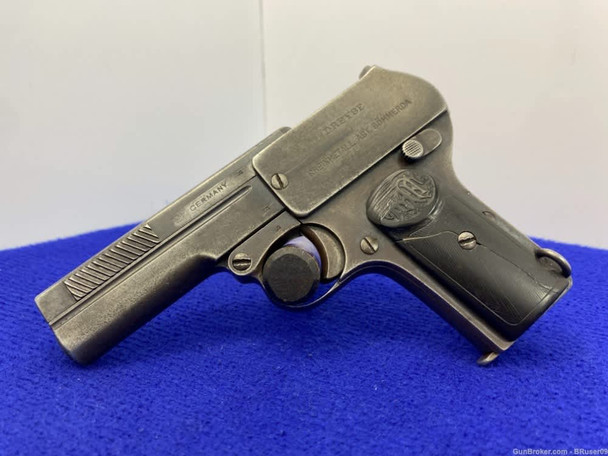 Rheinmetall Dreyse M1907 .32 ACP Blue 3 5/8" *AWESOME GERMAN MADE HANDGUN*