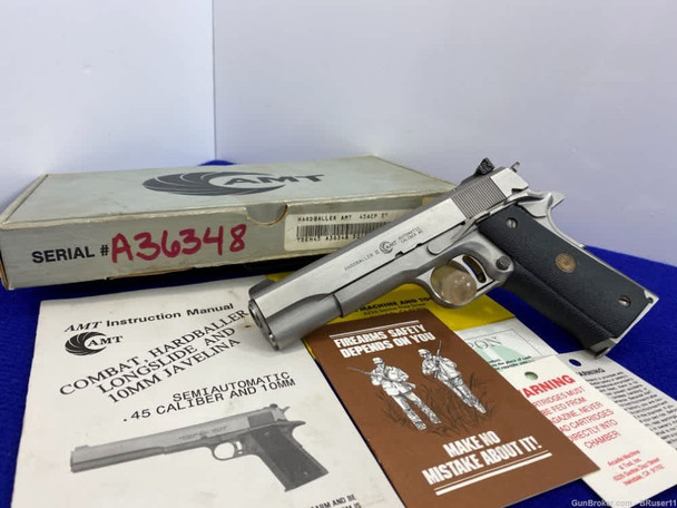 AMT Hardballer .45 ACP Stainless 5" *RARE NEW OLD STOCK EXAMPLE*