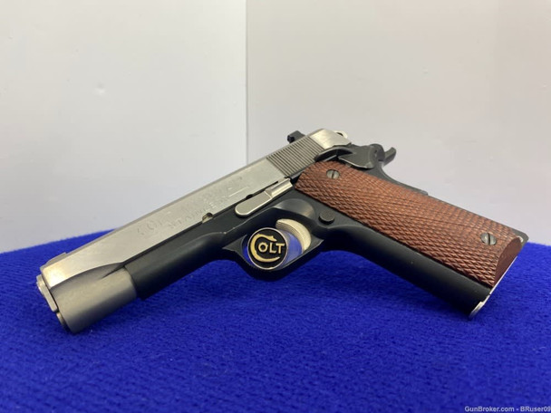 2000 Colt 1991A1 Stainless .45 ACP SS/Blue 4.25" *AWESOME COMMANDER MODEL*