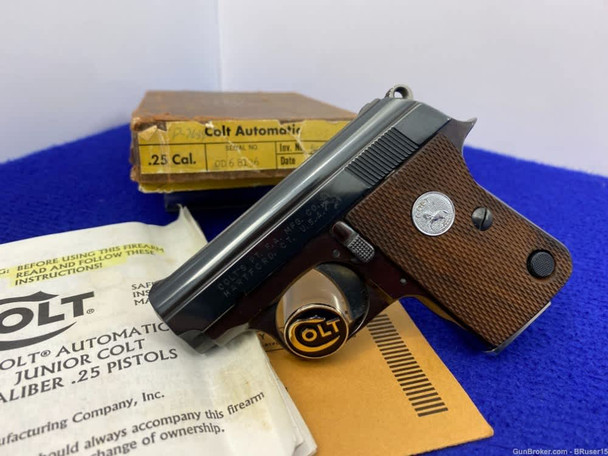 1972 Colt Automatic .25 ACP Blue *DESIRABLE AMERICAN MADE COLT*
COLLECTIBLE CLASSIC