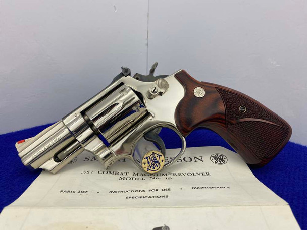 Smith Wesson 19-4 .357 Mag Nickel 2 1/2" *CLASSIC COMBAT MAGNUM MODEL*