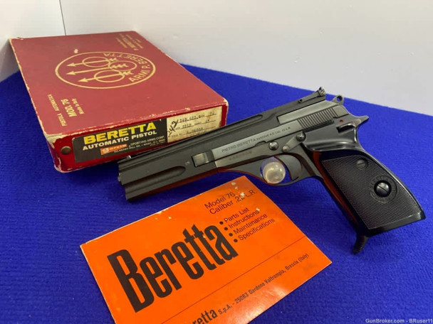 1964 Beretta Model 76 .22LR Blue 6" *RELIABLE SEMI-AUTOMATIC PISTOL*