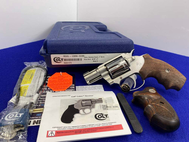 2018 Colt Cobra .38 Spl+P Stainless 2" *DESIGNED FOR CONCEALED CARRY USE*