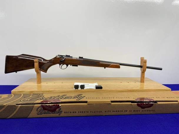 Weatherby Mark XXII Deluxe .17 HMR Blue 23" *STUNNING BOLT-ACTION RIFLE* Weatherby Mark XXII Deluxe .17 HMR Blue 23" *STUNNING BOLT-ACTION RIFLE*