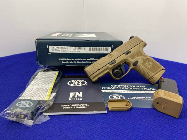 FN America Reflex 9mm FDE 3.3" *OUTSTANDING MULTI-PURPOSE HANDGUN*