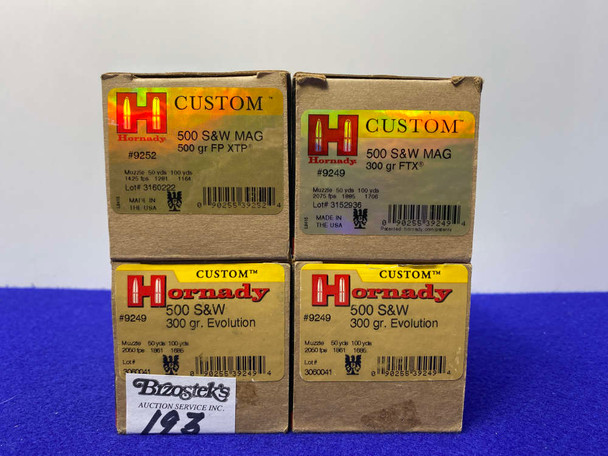 Hornady 500S&W / S&W Mag 80Rds *GREAT HUNTING CARTRIDGE*
