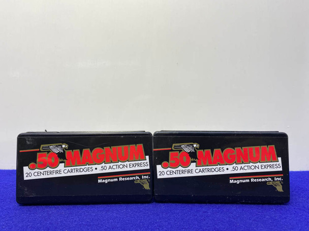 Magnum Research 50 Action Express 40Rds *EXCELLENT AMMUNITION*