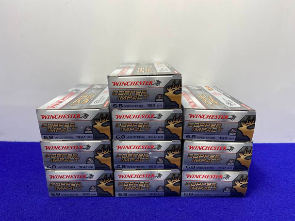 Winchester Copper Impact 6.8 Western 200Rds *AWESOME HUNTING AMMO*
