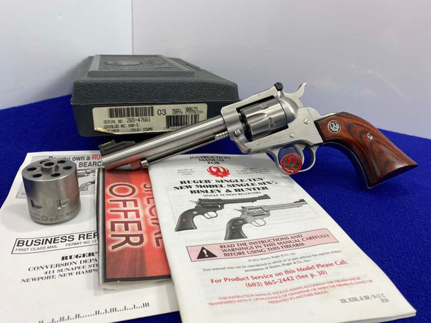 2011 Ruger NM Single-Six Convertible .22LR/.22WMR *VERSATILE REVOLVER*