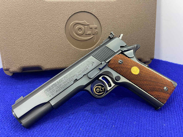 1976 Colt MKIV Gold Cup National Match .45 *DESIRABLE LARGE ROLL STAMP*