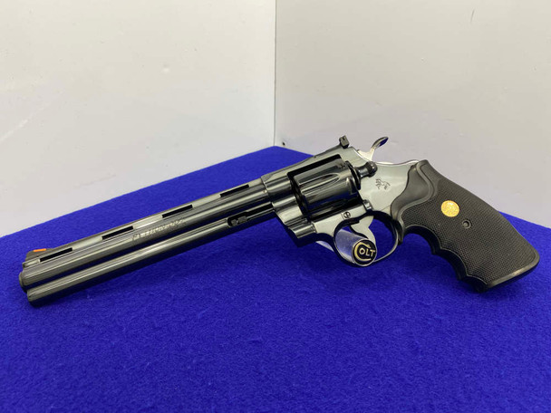 -VINTAGE- 1992 Colt Python .357 Mag Blue 8" *ICONIC SNAKE SERIES REVOLVER*