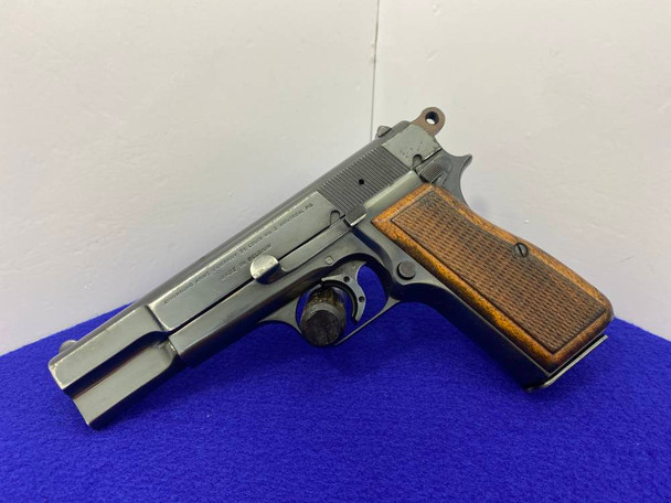 1970 Browning Hi-Power Blue 9mm 4.75" *DESIRABLE "T" PREFIX SERIAL NUMBER*