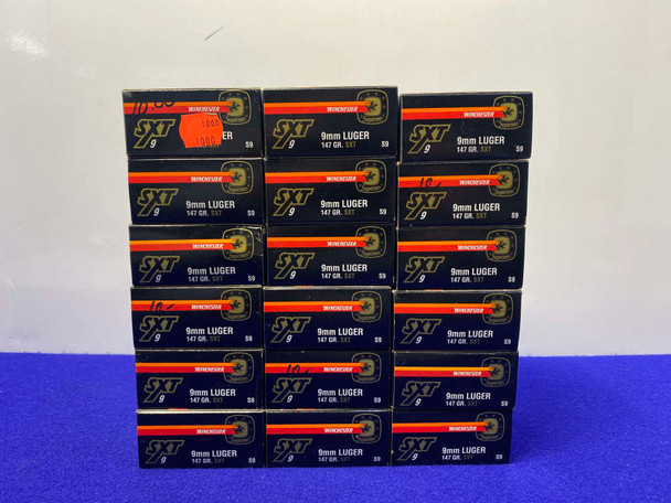 Winchester Supreme SXT - 9mm Luger *POWERFUL PISTOL AMMO*