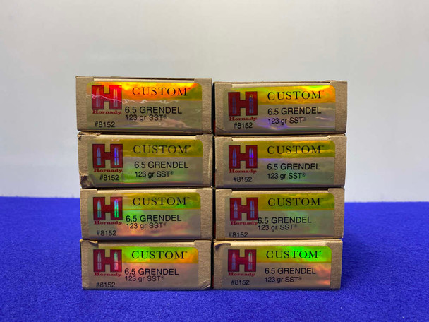 Hornady Custom 6.5 Grendel 160Rds *FANTASTIC HUNTING AMMO* Hornady Custom 6.5 Grendel 160Rds *FANTASTIC HUNTING AMMO*