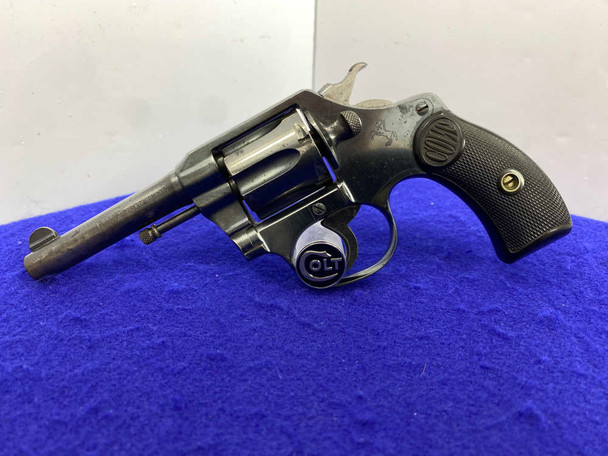 1925 Colt Pocket Positive .32Police Blue 3.5" *DESIRABLE FIRST ISSUE MODEL*