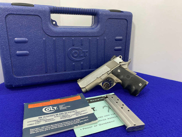 1999 Colt Defender .40 S&W Stainless 3" *RARE ONE YEAR PRODUCTION MODEL*
