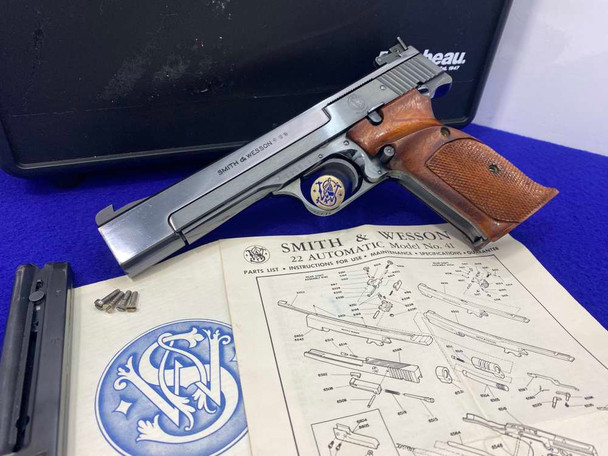 Smith Wesson Model 41 .22LR Blue 5.5" *SOUGHT AFTER TARGET PISTOL*