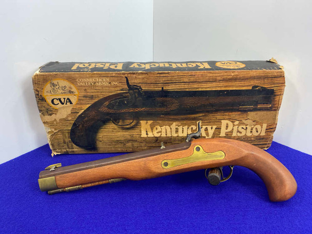 Jukar Black Powder Pistol Blue 10" *SPANISH MADE PERCUSSION PISTOL*