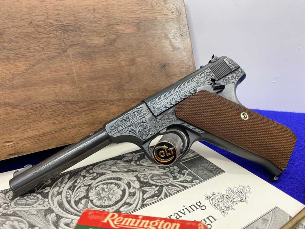 MGC-COLT WOODSMAN　６インチ　ブルバレルカスタム Model Gun] MGC Colt Woodsman Hiba Custom - YouTube