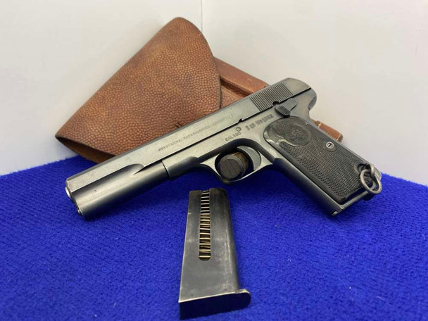 Husqvarna Model 1907 .380 ACP Blue 5" *COLLECTIBLE SWEDISH SERVICE PISTOL*