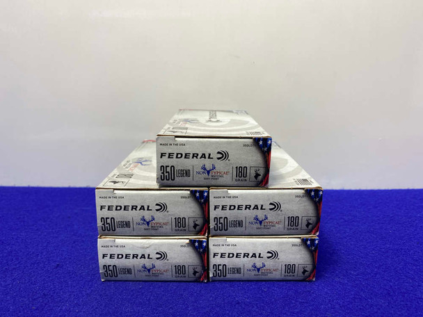 Federal Non-Typical Whitetail 350 Legend 100Rds *RELIABLE HUNTING AMMO*