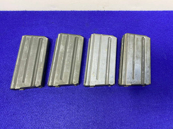 (4) Colt AR-15 5.56mm 20Rd Magazines *DEPENDABLE AR MAGS*