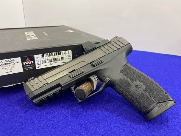 IWI Masada 9mm Black 4.1" *INCREDIBLE VECTOR OPTICS RED DOT MOUNTED*