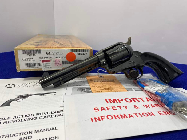 2019 Uberti 1873 Cattleman NM .45 Blue 5 1/2" *STUNNING JESSE JAMES MODEL*