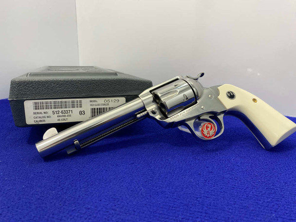 2014 Ruger New Vaquero .45 Colt Stainless 5 1/2" *INCREDIBLE BISLEY MODEL* 2014 Ruger New Vaquero .45 Colt Stainless 5 1/2" *INCREDIBLE BISLEY MODEL*