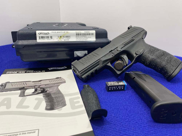 2023 Walther PPQ 45 M2 .45 ACP Blk 4.25" *IMPRESSIVE HIGH-QUALITY HANDGUN*