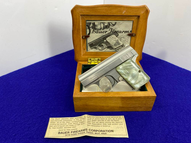Bauer Firearms Automatic .25 ACP Stainless 2" *COMPACT POCKET PISTOL*