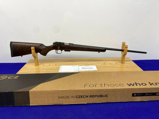 2023 CZ USA 457 American .22WMR Blue 24.8" *BEAUTIFUL TURKISH WALNUT STOCK*