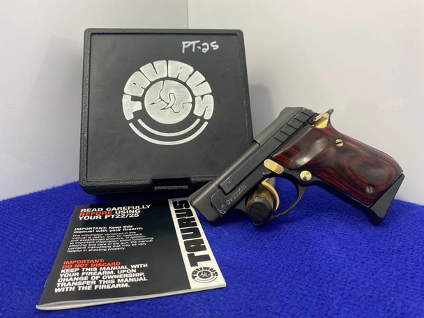 Taurus PT-25 .25 ACP Blue/Gold 2 3/4" *EXCELLENT COMPACT POCKET PISTOL*