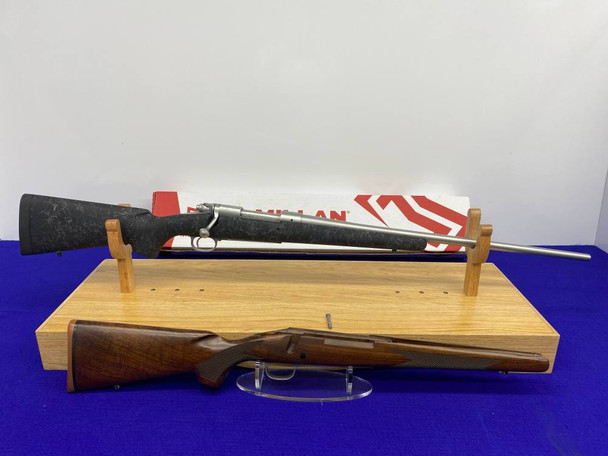 Winchester 70 7mmRemMag Stainless 24" *ALUMINUM BEDDED H-S PRECISION STOCK*