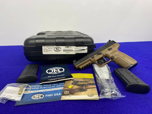 FN Five-SeveN MK2 5.7x28mm Blk/FDE 4.8" *IMPRESSIVE SEMI-AUTOMATIC HANDGUN*