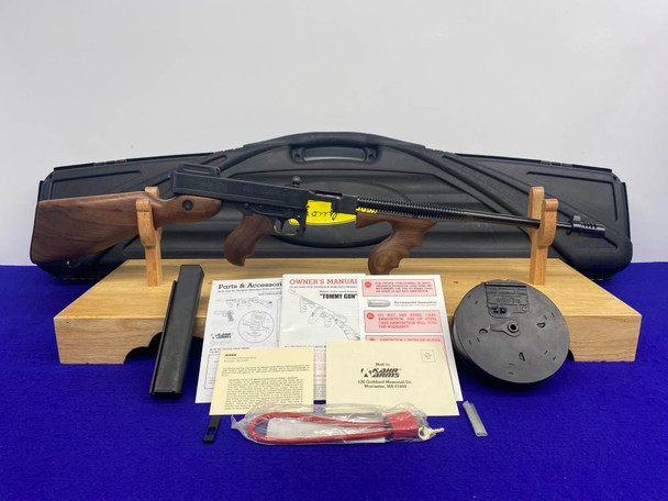 Auto-Ordnance Thompson 1927A-1 .45 ACP Blue *ICONIC CHICAGO TYPEWRITER* Auto-Ordnance Thompson 1927A-1 .45 ACP Blue *ICONIC CHICAGO TYPEWRITER*