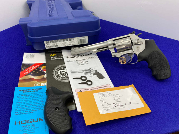 2008 Smith Wesson 63-4 .22 LR Stainless 5" *DURABLE DOUBLE-ACTION REVOLVER*