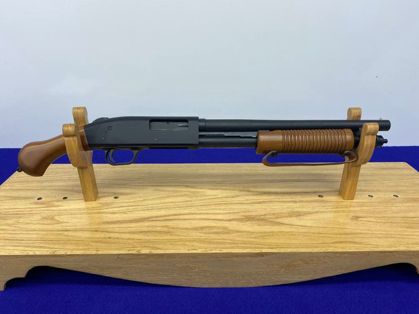 Mossberg 590 Nightstick 20ga Blue 14.375" *SIGNATURE BIRDS HEAD WOOD GRIP*