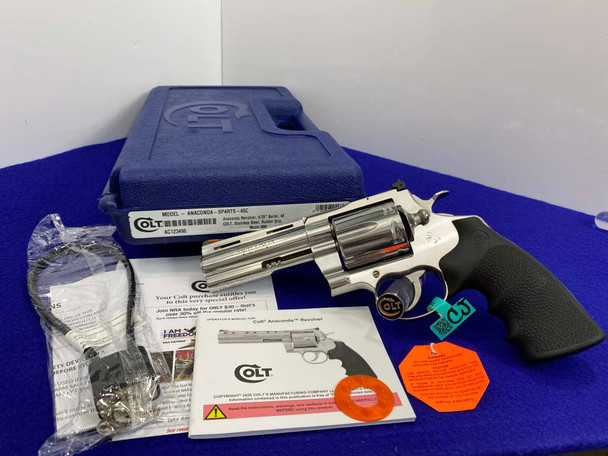 2025 Colt Anaconda .45 Colt Stainless 4" *CLASSIC BIG BORE REVOLVER*