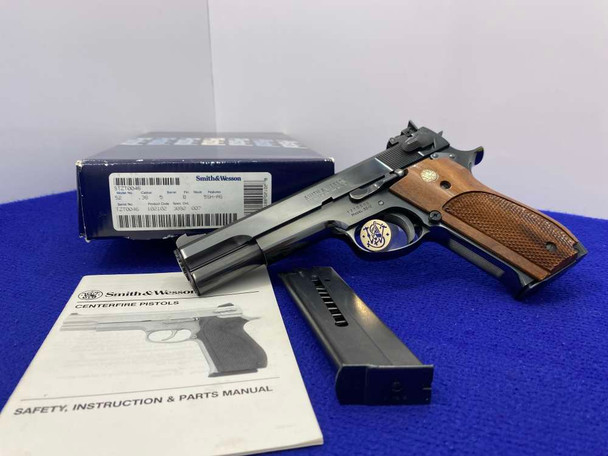 1993 Smith Wesson 52-2 .38 Spl Wadcutter *AMAZING .38 MASTER SINGLE-ACTION*
